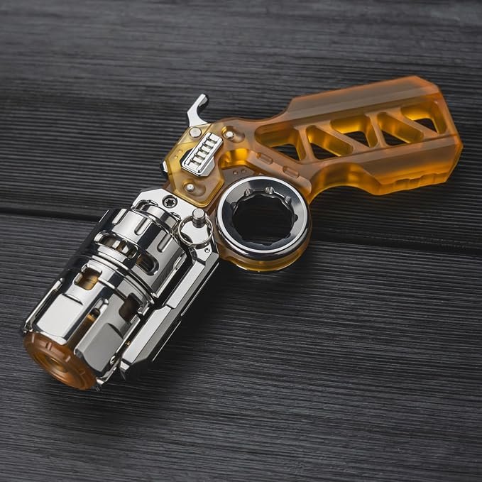 Stainless Steel Fidget Toy – EDC Mechanical Slider Spinner - Image 2